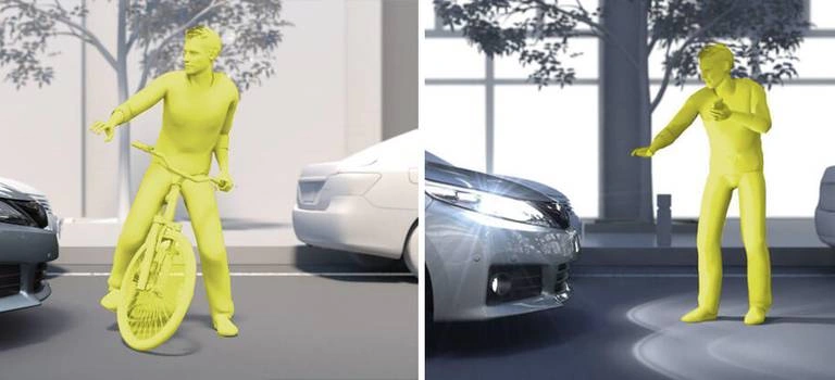 Toyota Safety Sense второго поколения увидит пешеходов даже ночью