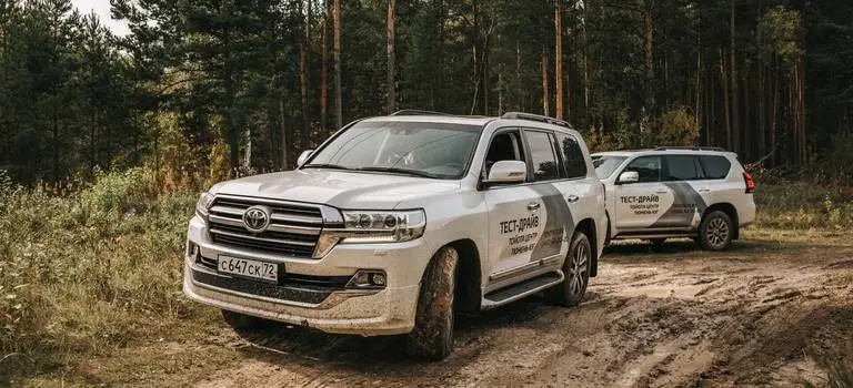 Внедорожный тест-драйв Toyota